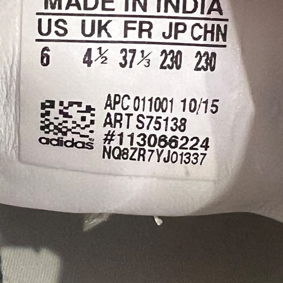 Adidas x Stan Smith Women's Leather Red White Zig Zag Casual Sneaker, Sz 6 RARE - Picture 3 of 10